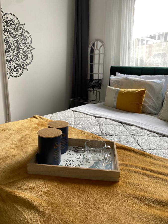 Boho-Chic One Bedroom Flat In Engomi ภายนอก รูปภาพ